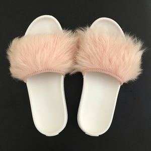 Baby Pink UGG Royale Tipped Slide